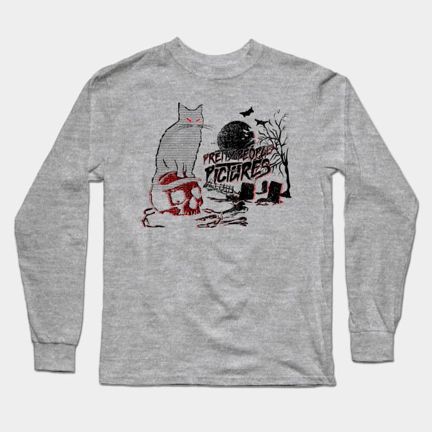 Graveyard (Dark) Long Sleeve T-Shirt by prettypeoplepictures